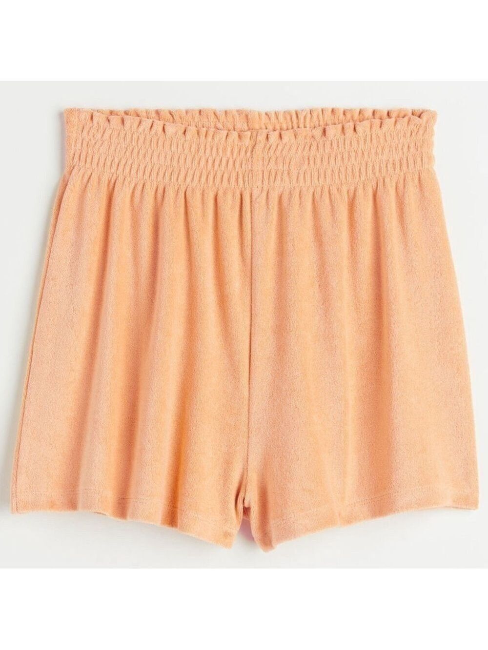 H&M Terrycloth Relaxed Fit Elastic Waist High Rise Shorts